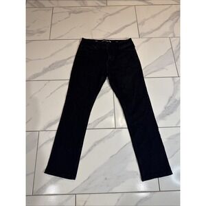 Stone Falcon Jeans Mens 34x32 Black Slim Fit Stretch Denim Pants Modern Casual